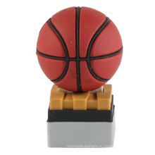 ПВХ Custom Баскетбол Форма Футбол USB флэш-накопитель (EP013)